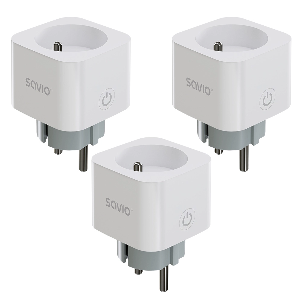 Smart plug Savio AS-01 Wi-Fi 3szt.