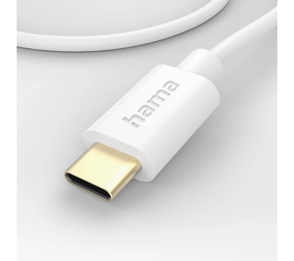 Hama USB-C 1m Biały