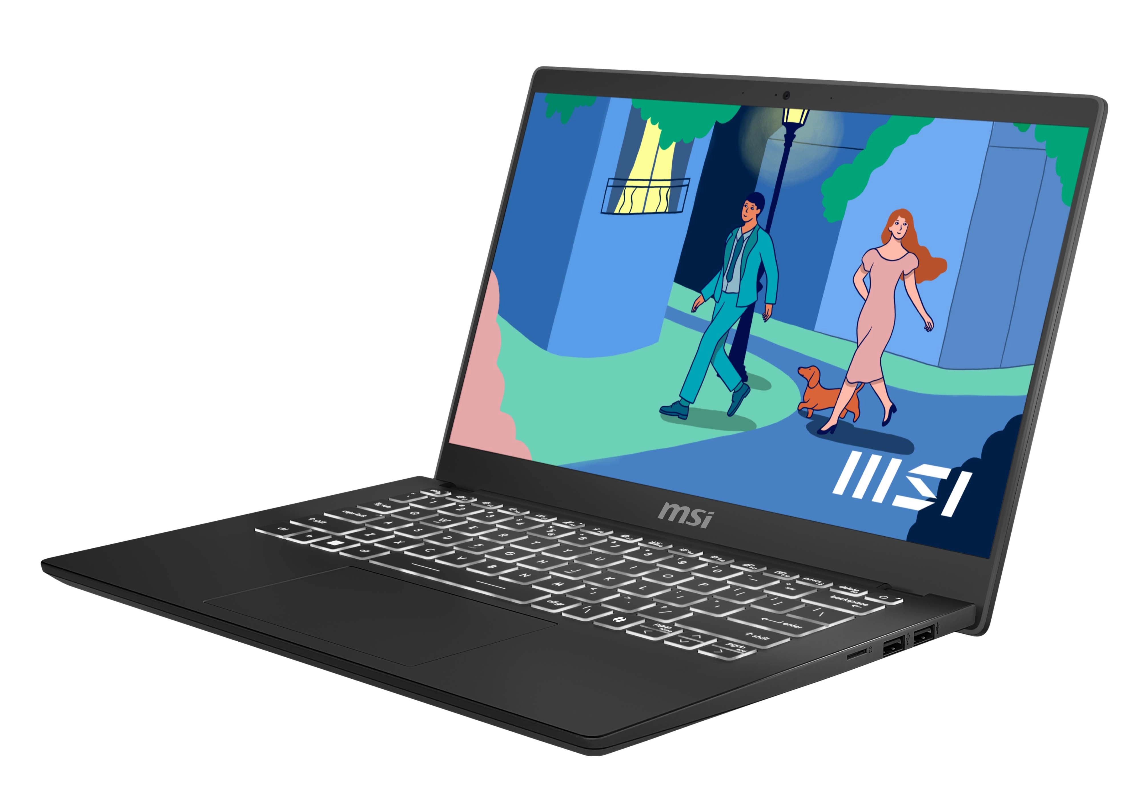 Laptop MSI Modern 14 C7M-294PL 14" R5 7430U 16GB RAM 512GB Dysk Win11 Czarny