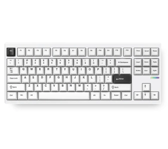 Klawiatura mechaniczna MCHOSE GX87 Ultra Vintage White Biały