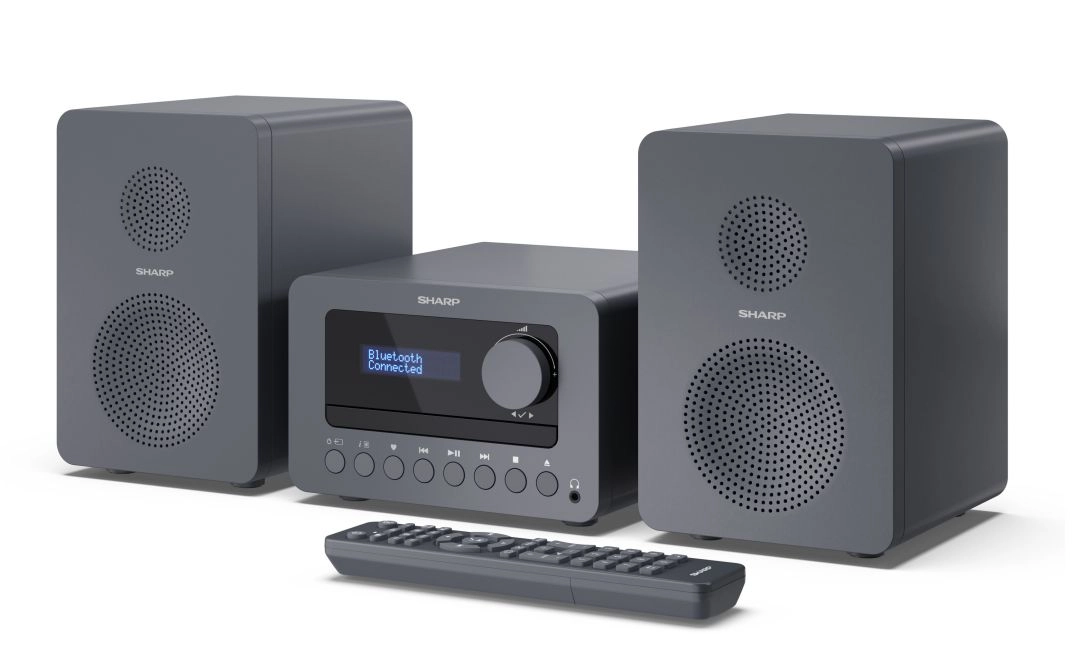 Wieża Sharp TOKYO XL-B514 20W Bluetooth Radio FM Szary