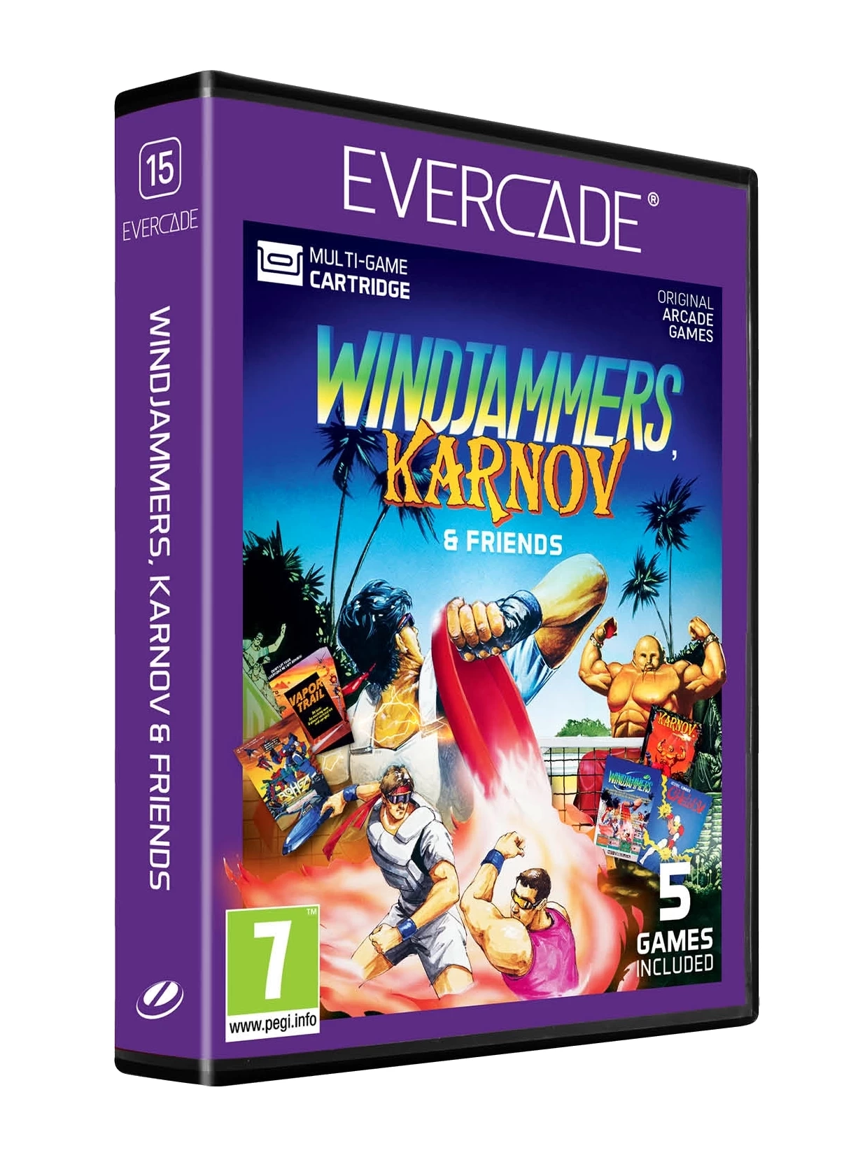 Gra Evercade Windjammers, Karnov & Friends