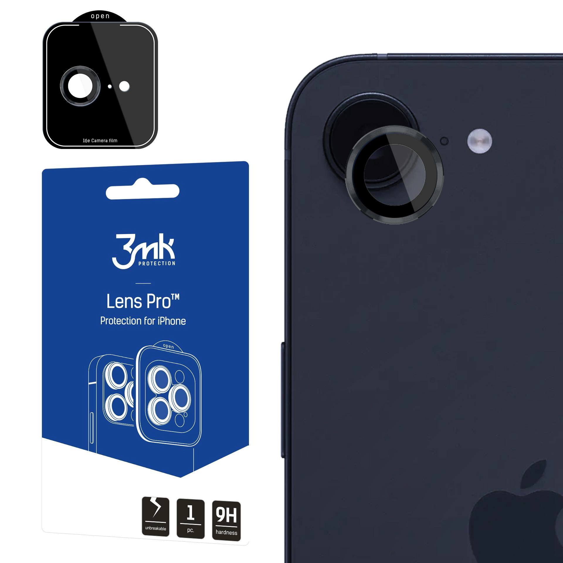 Szkło hartowane 3mk Lens Protection Pro (1LENS) do Apple iPhone SE4/16 E