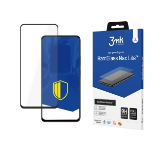 Szkło hartowane 3mk HardGlass Max Lite Black do POCO X4 Pro 5G