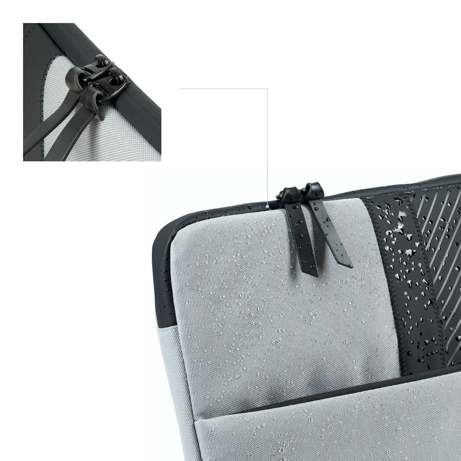 Etui na laptop QUALO GSM187143 13,3" Szary
