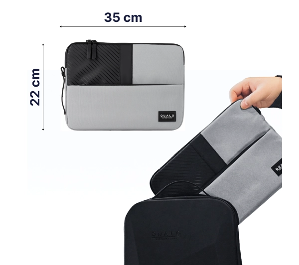 QUALO GSM187143 13,3" Szary
