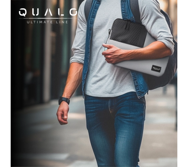 QUALO GSM187143 13,3" Szary