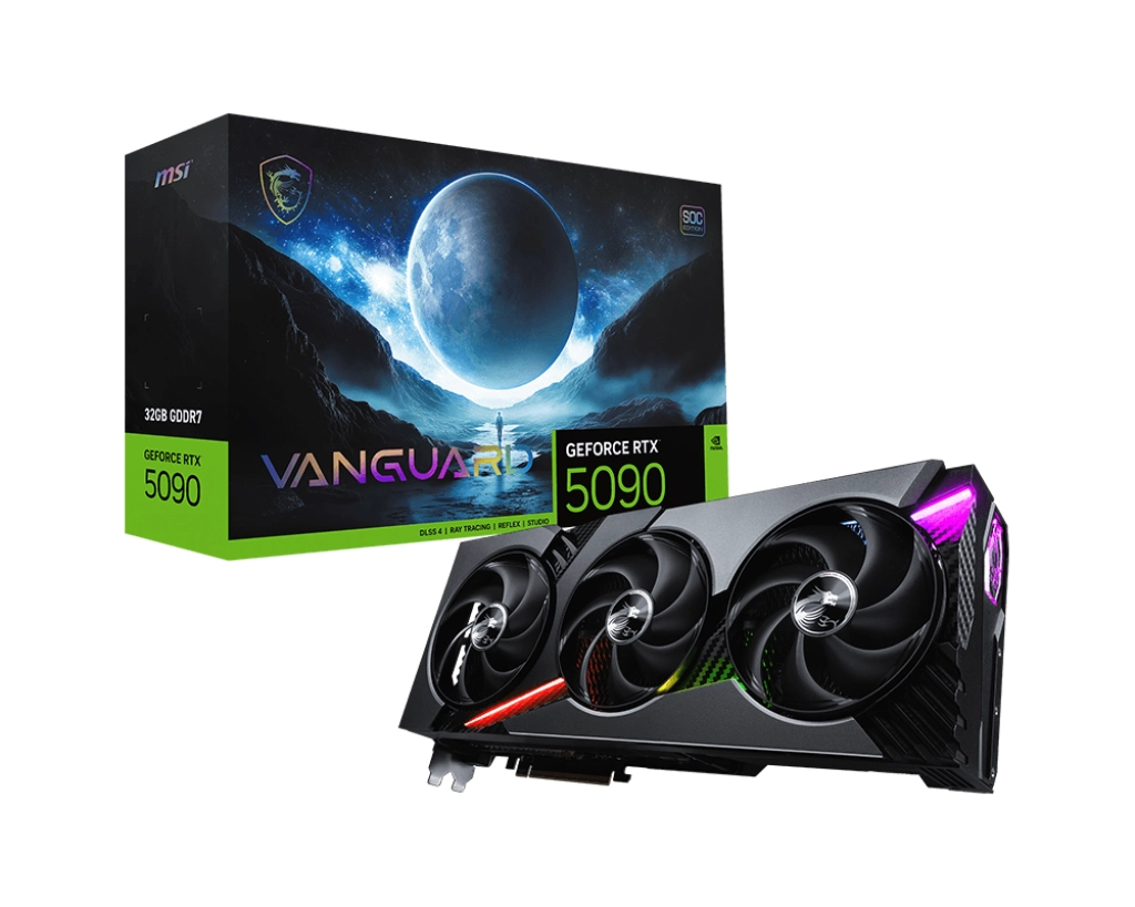 Karta graficzna MSI GeForce RTX 5090 Vanguard SOC 32GB GDDR7 512bit DLSS 4
