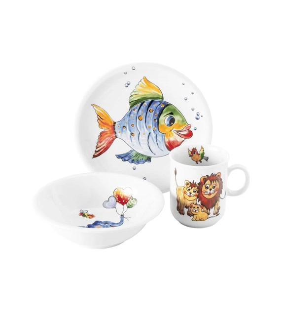 Zestaw śniadaniowy Seltmann Compact Colorful Wildlife 3 elementy