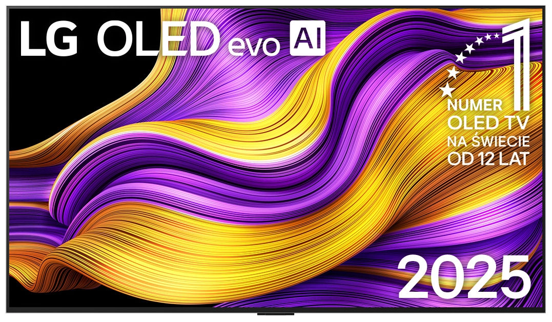 Telewizor LG OLED55G54LW 55" OLED evo AI 4K 165Hz webOS Dolby Vision Dolby Atmos HDMI 2.1 DVB-T2 Bez podstawy