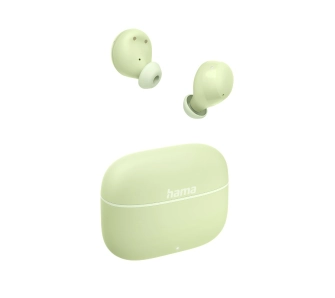 Słuchawki bezprzewodowe Hama Freedom Buddy II TWS Dokanałowe Bluetooth 5.4 Zielony