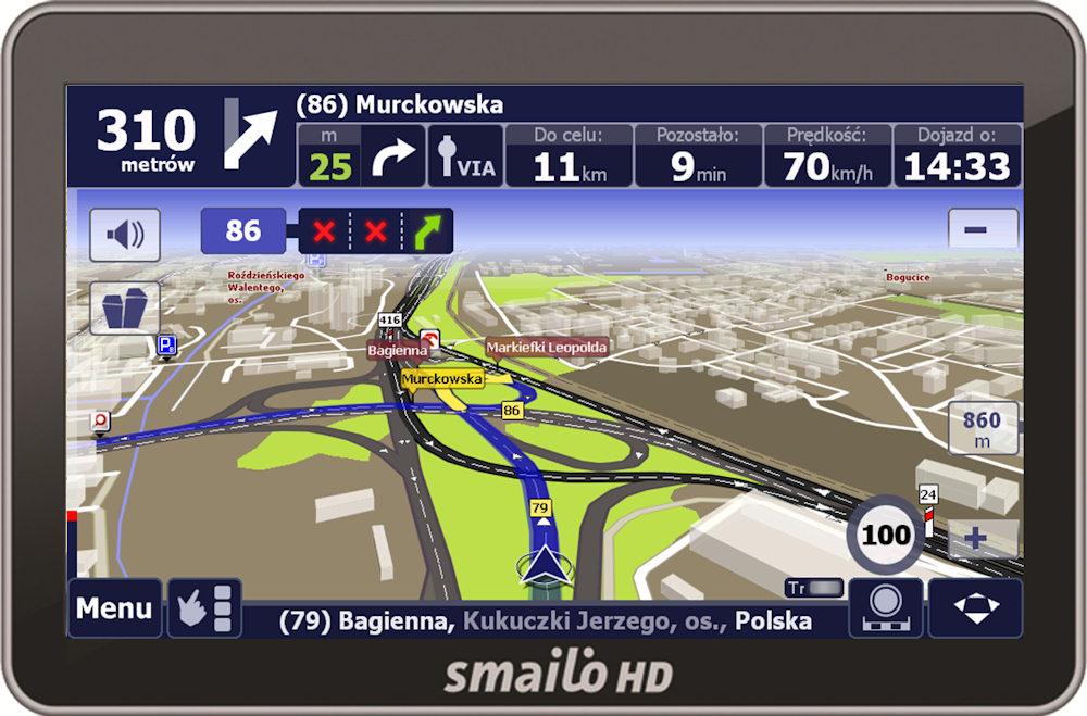 Smailo HD 4.3 + AutoMapa Polska XL