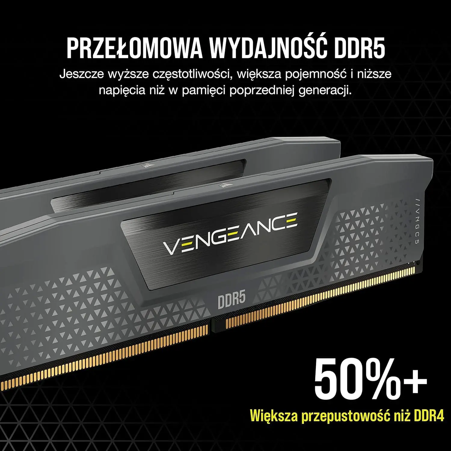 Pamięć RAM Corsair Vengeance DDR5 32GB (2 x 16GB) 6400 CL36