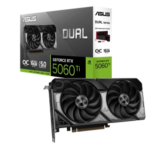 Karta graficzna ASUS Dual GeForce RTX 5060 Ti OC Edition 16GB GDDR7 128bit DLSS 4