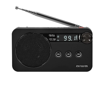 Radioodbiornik Aiwa RS-77PLL/BK Radio FM Czarny
