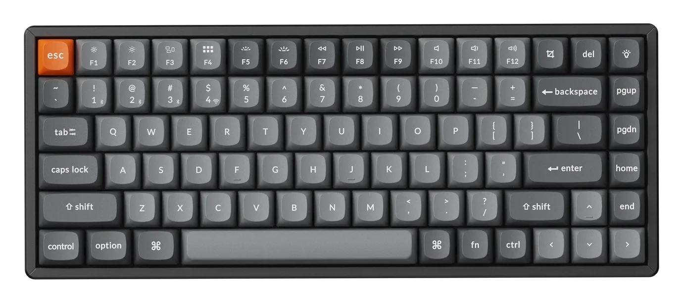 Klawiatura mechaniczna Keychron K2 Max Super Brown Czarny