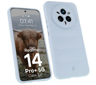 Etui Bizon Tur do Realme 14 Pro Plus 5G Jasnoniebieski