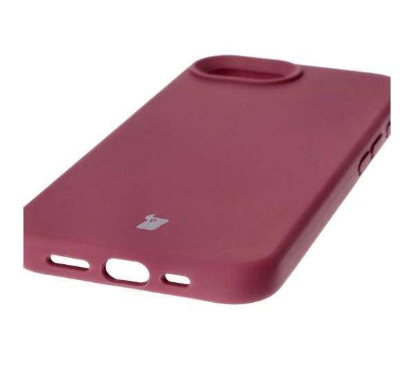 Bizon Silikonowe Soft do iPhone 16e Śliwkowy