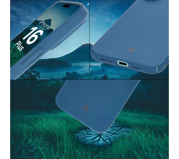 Bizon Łupka do iPhone 16 Plus Niebieski