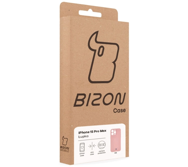 Bizon Łupka do iPhone 15 Pro Max Różowy
