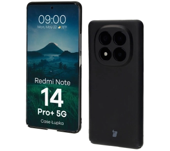 Etui Bizon Łupka do Xiaomi Redmi Note 14 Pro Plus 5G Czarny