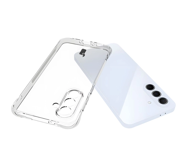 Bizon elastyczne etui Salpa + 2x szkło hartowane Clear Pack do Galaxy A56 5G