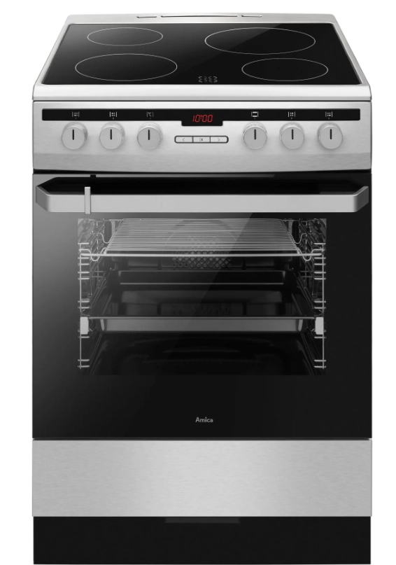 Kuchnia indukcyjna Amica 6118IED3.475HTaKDp(Xx) PIZZA Termoobieg Rożen