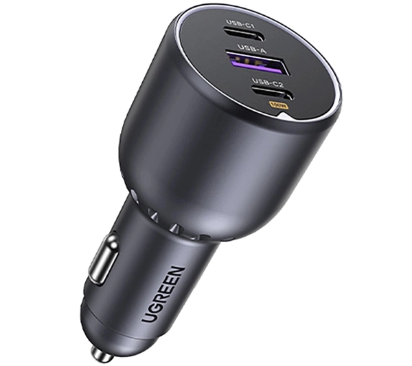 UGREEN EC705 USB + 2x USB-C 130W + kabel 1m 5A Czarny