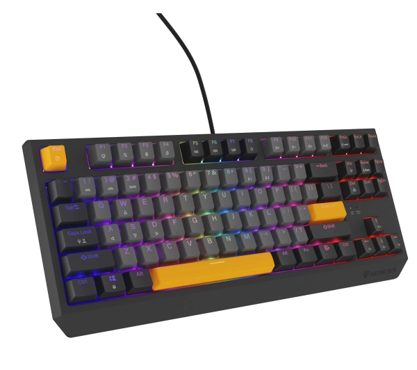 Genesis Thor 230 TKL US RGB Outemu Red Szary