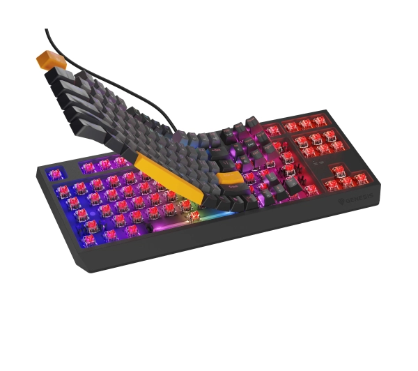 Genesis Thor 230 TKL US RGB Outemu Red Szary