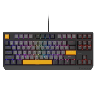 Klawiatura mechaniczna Genesis Thor 230 TKL US RGB Outemu Red Szary