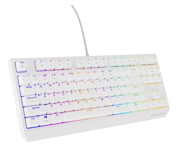 Genesis Thor 230 TKL US RGB Outemu Red Biały