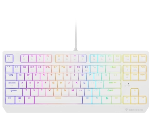 Genesis Thor 230 TKL US RGB Outemu Red Biały