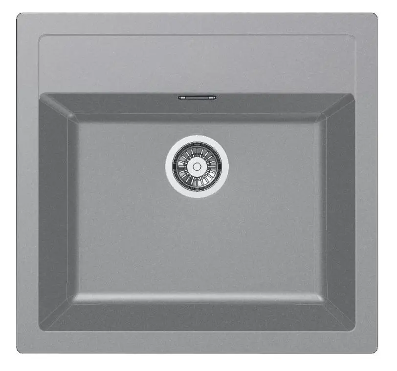 Zlewozmywak Franke Sirius SID 610 Tectonite Kamienny szary