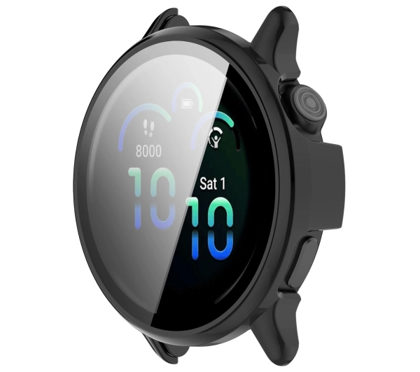 Bizon ze szkłem do Garmin Vivoactive 6 czarny