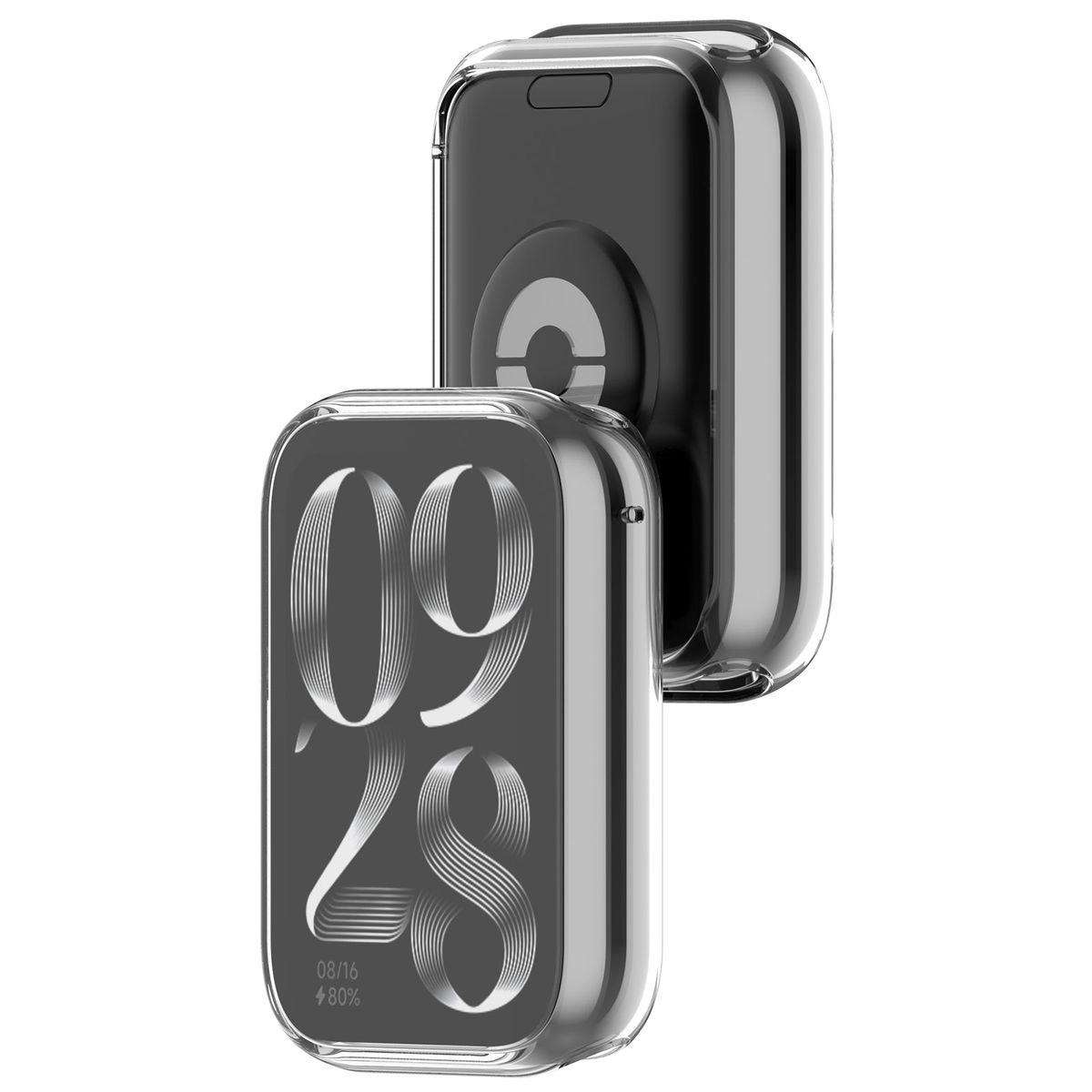 Nakładka na tarczę Bizon Felipe do Xiaomi Mi Smart Band 9 Pro przezroczysty