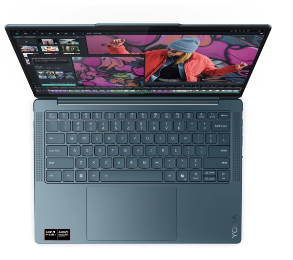 Lenovo Yoga Slim 7 14AKP10 OLED 14" Ryzen AI 7 350 16GB RAM 512GB Dysk SSD Win11 Zielony Funkcje AI - ⚡ EURO HIT CENOWY! ⚡ - Kup na Raty - RRSO 0%