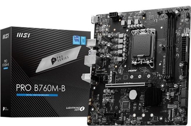 Płyta główna MSI PRO B760M-B DDR4 - Opinie, Cena - RTV EURO AGD