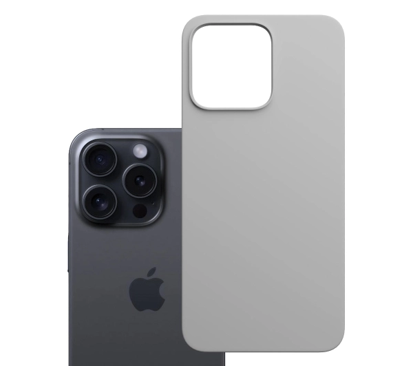 3mk Hardy MagSilicone Natural Titanium do iPhone 16 Pro