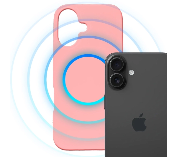 3mk Hardy MagSilicone Pink do iPhone 16 Plus Różowy