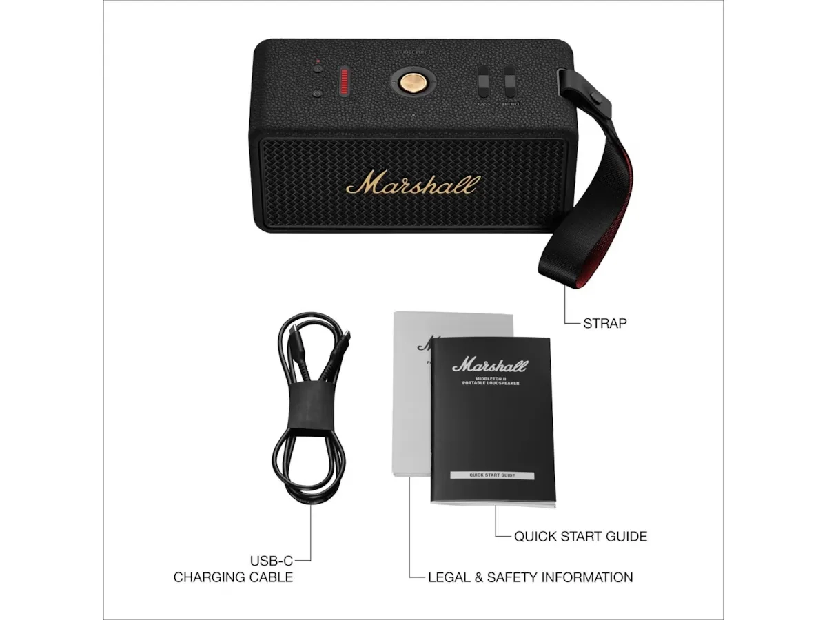 Marshall　Middleton Marshall Middleton bezprzewodowy przenośny głośnik Bluetooth