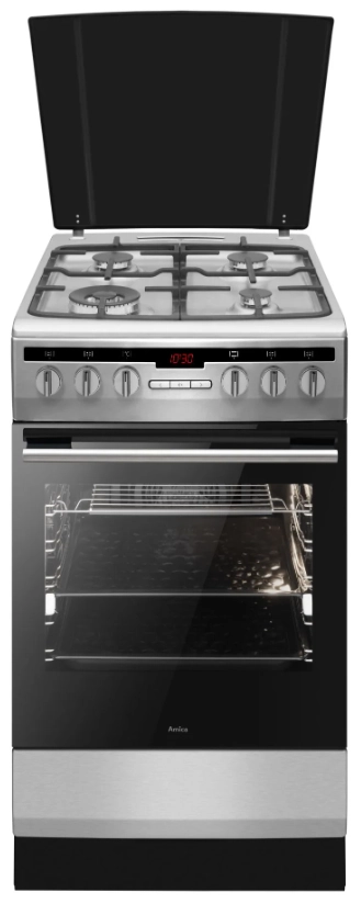 Kuchnia gazowo-elektryczna Amica 57GED3.31HZpTaDpA(Xx) PIZZA WOK Termoobieg