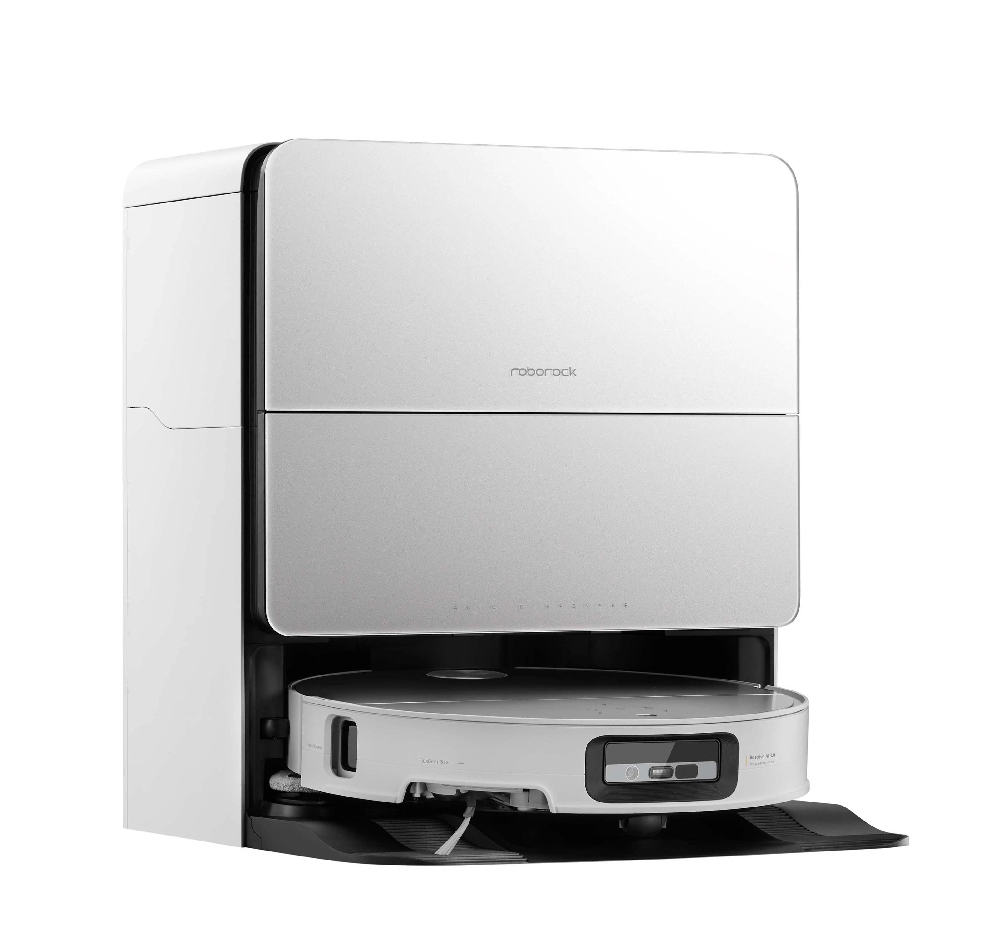 Robot sprzątający Roborock Saros 10 Funkcja mopowania Tworzenie mapy pomieszczenia 72dB Biały