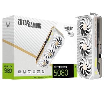 Karta graficzna Zotac Gaming GeForce RTX 5080 SOLID OC White Edition 16GB GDDR7 256bit DLSS 4