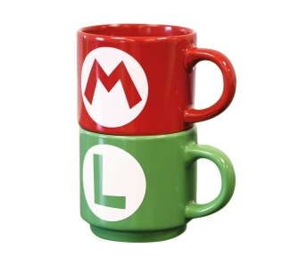 Kubek Pyramid Zestaw 2 kubków Mario i Luigi