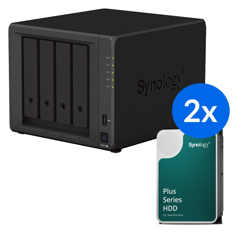 Dysk sieciowy Synology DS925+-24T-10-2 Czarny