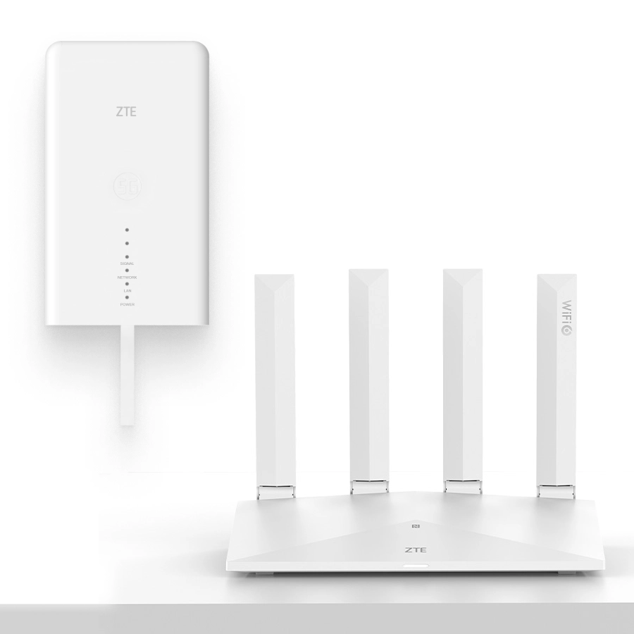 Router bezprzewodowy z 5G ZTE MC889 ODU Biały + T3000 IDU Biały