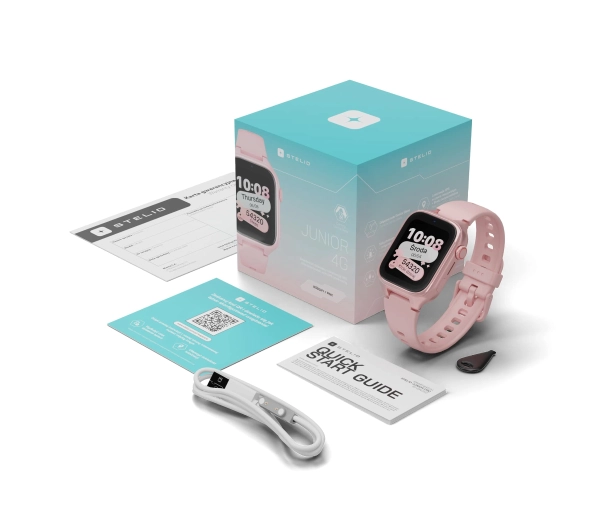 STELIO Junior 40mm LTE Różowy