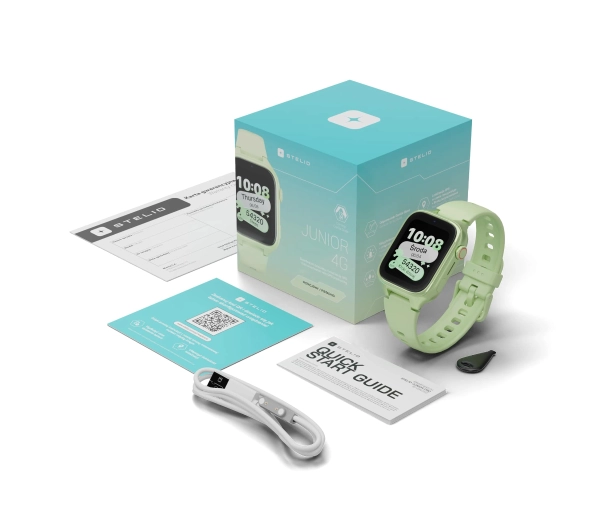 STELIO Junior 40mm LTE Pistacjowy