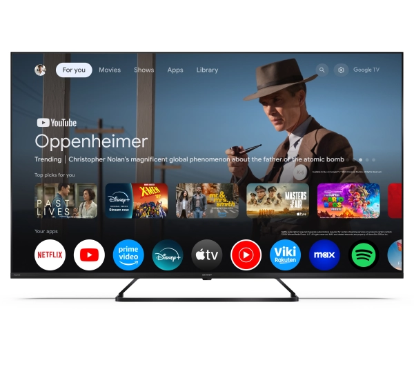 Sharp 55HP6765E 55" QLED 4K Google TV Dolby Vision Dolby Atmos HDMI 2.1 DVB-T2 - Kup na Raty - RRSO 0%